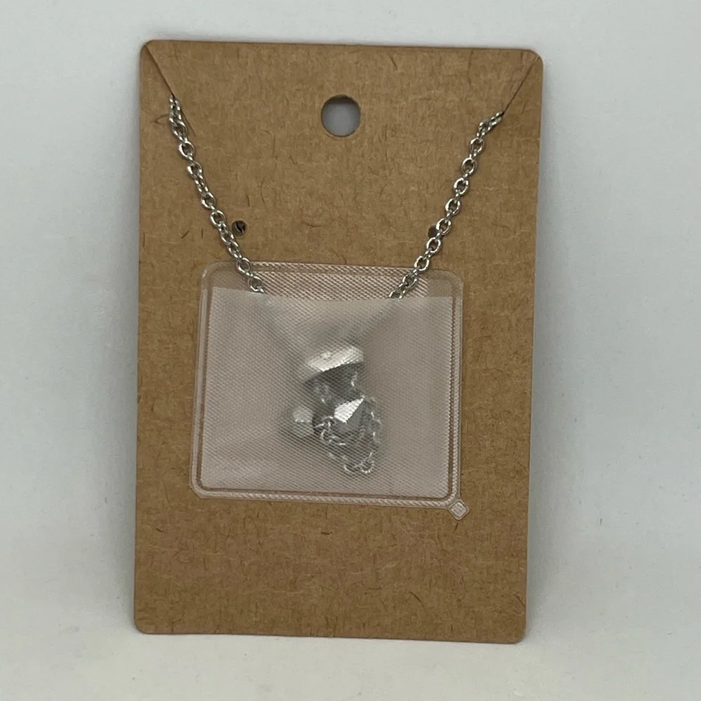 NEW Silver Adjustable‎ Chain Slider Bracelet Jewelry Faux Dichroic Glass Gift